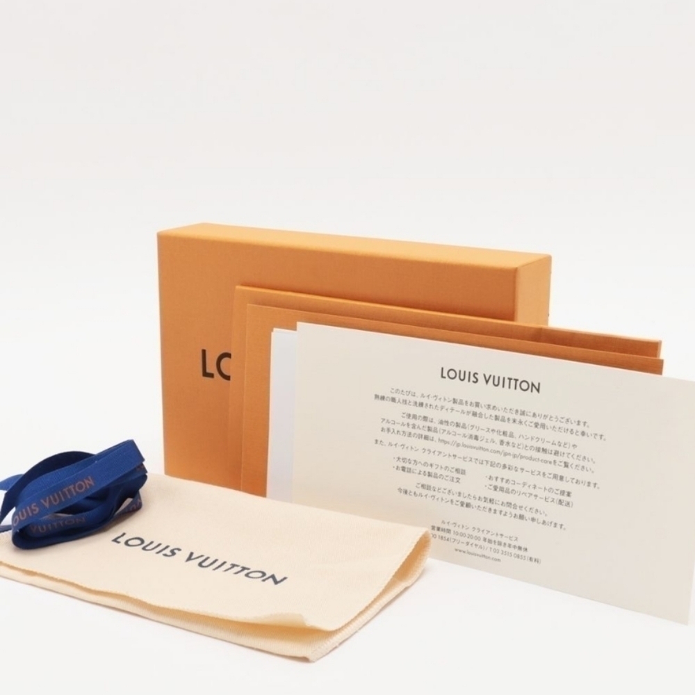 Authentic Louis Vuitton Taiga Coin Card Holder Case - Picture 6 of 7
